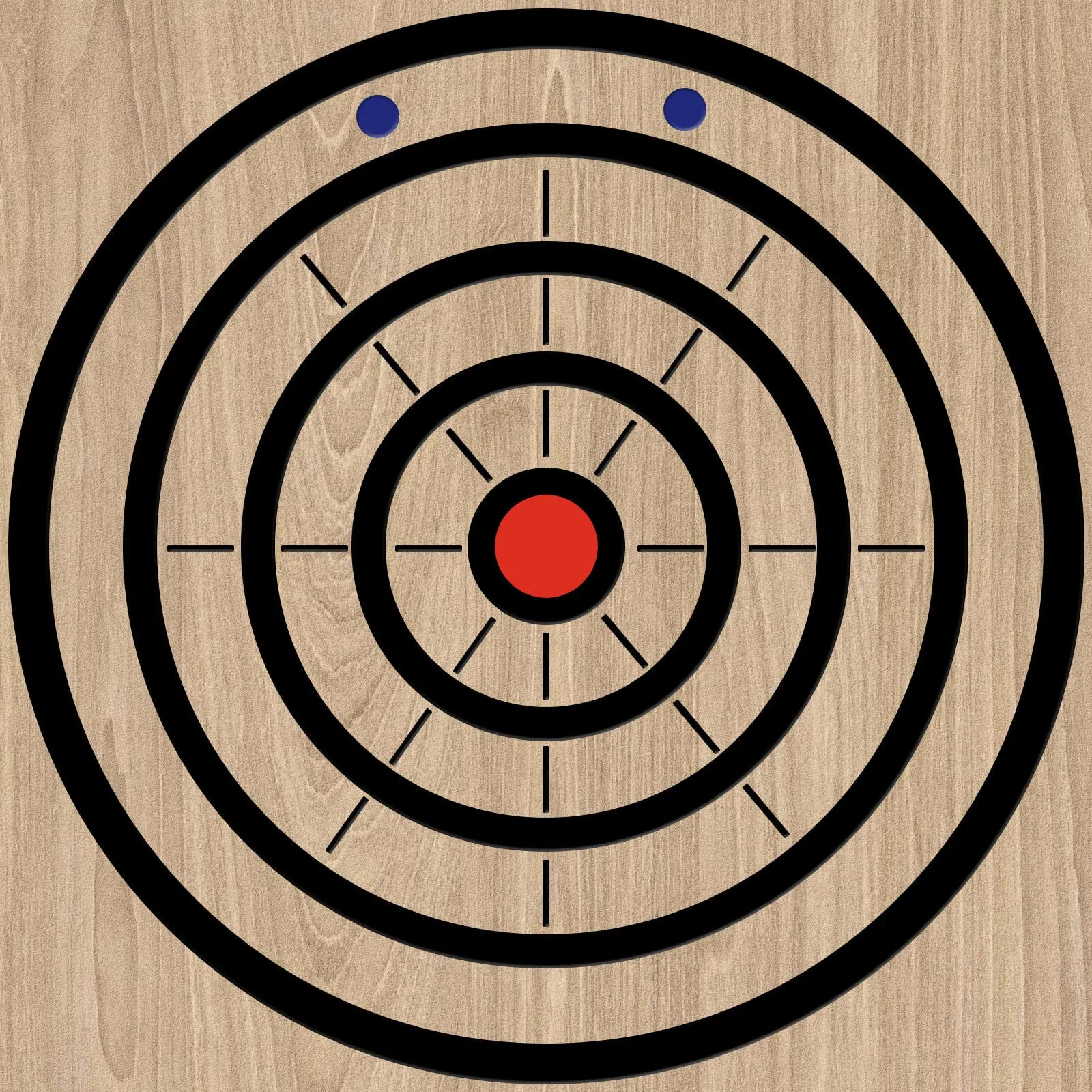Axe Throwing Target Template Stainless Steel Target Template Stencil Comes with 3 Markers Axe Throwing Target Board Stencil Axe Throwing Set for Drawing Target Template, 20 x 2 Inches (Simple)