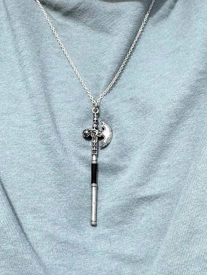 Axe Wielder Necklace 16"
