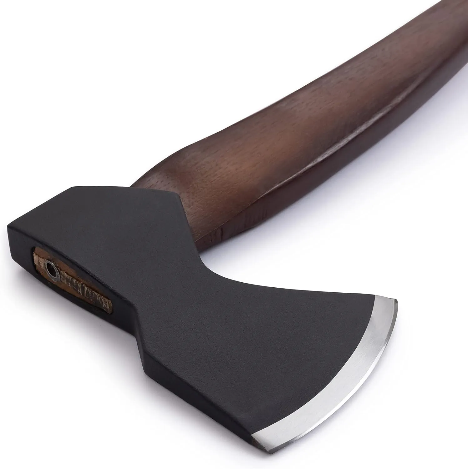 Barebones Felling Axe - Carbon Steel Blade - All-Purpose Axe - Leather Accents - Polyester Sheath