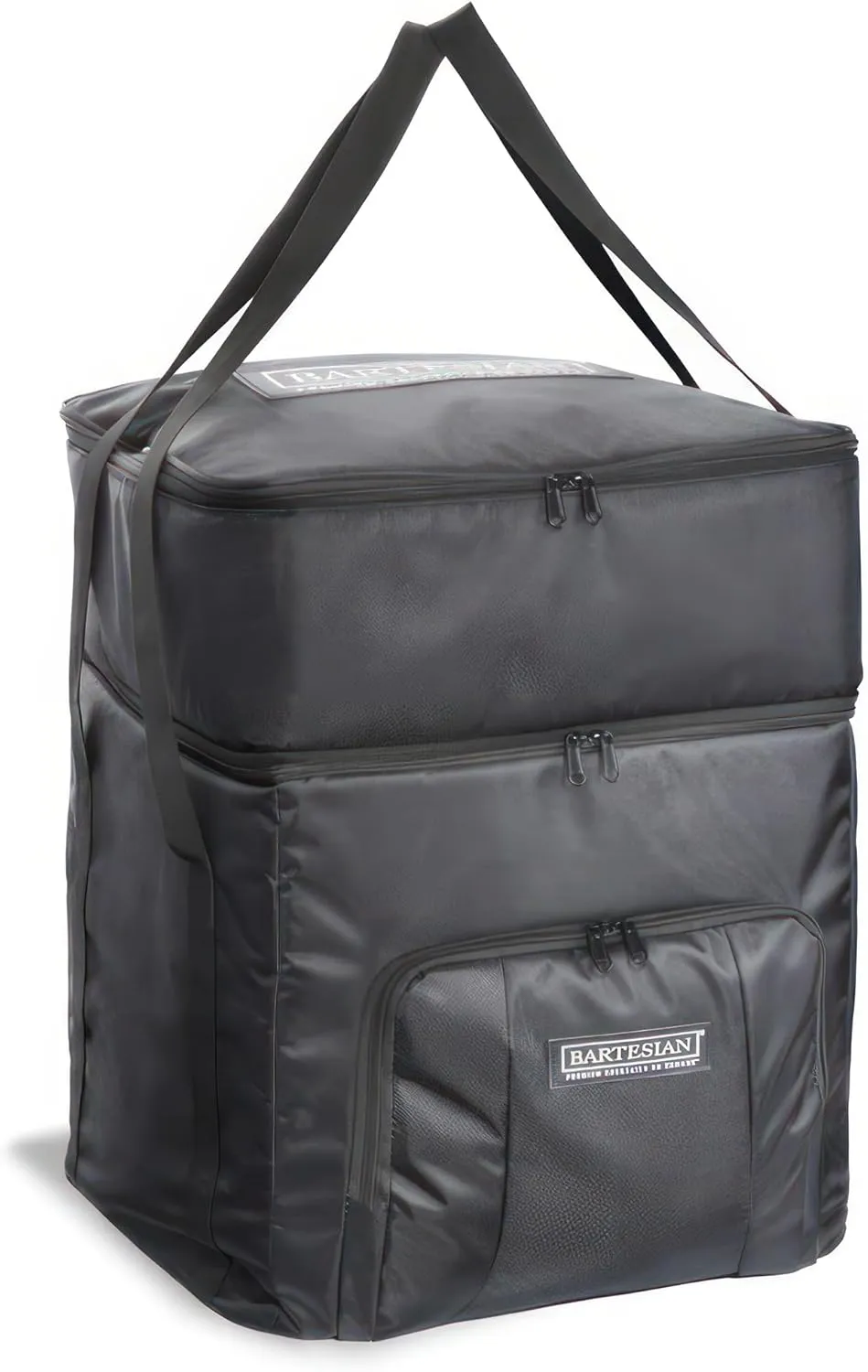 Bartesian Padded Travel Bag for Cocktail Maker and Capsules - Heavy Duty Organizer Backpack for Cocktail Machine with Leak-Proof Ice Compartment - Protective Traveling Cocktails Storage Tote Bag