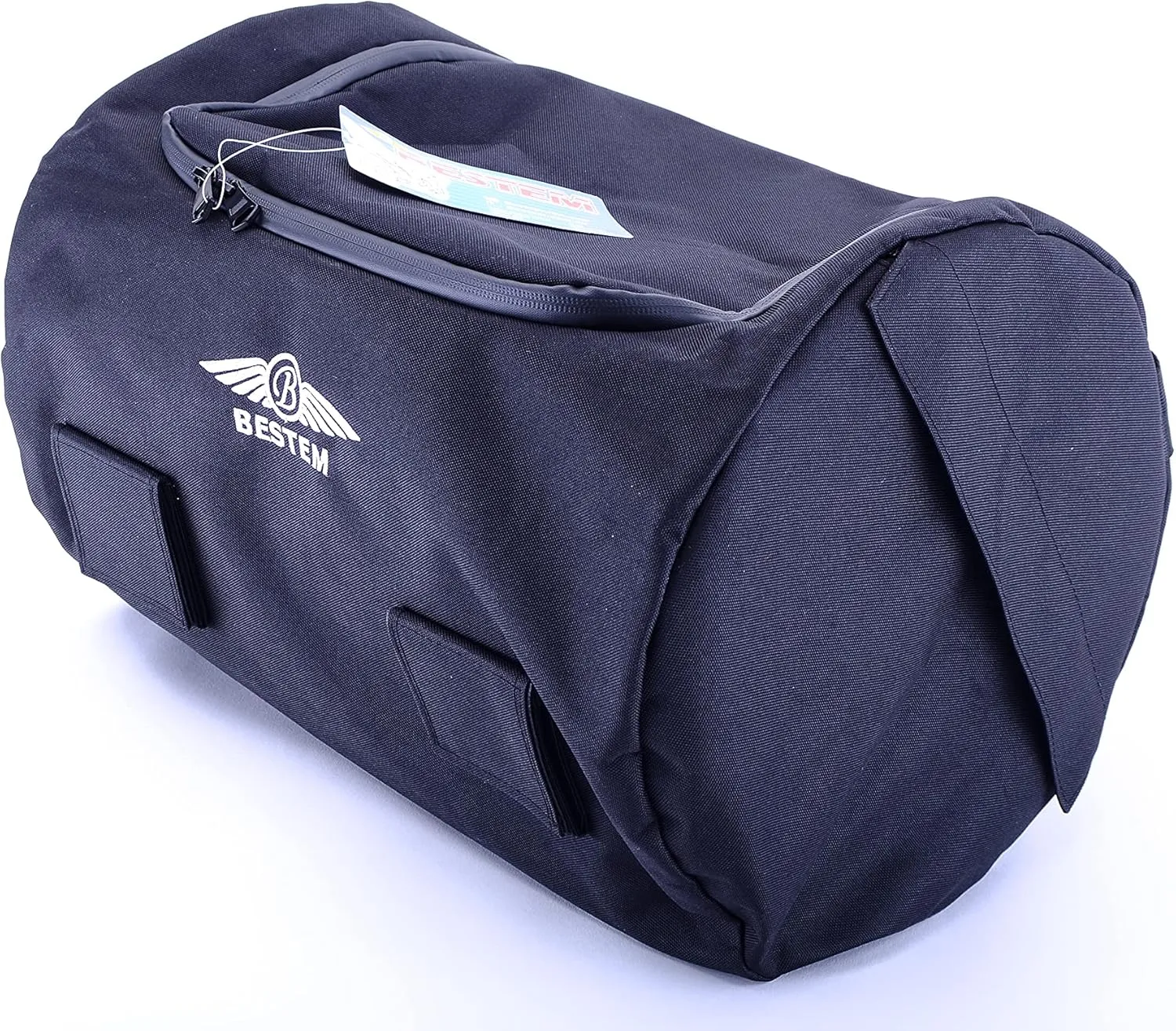 Bestem Tour-Pak Rack Bag for Harley Davidson Road King/Glide Waterproof Zipper Mounting Straps 1680D Heavy Duty Nylon