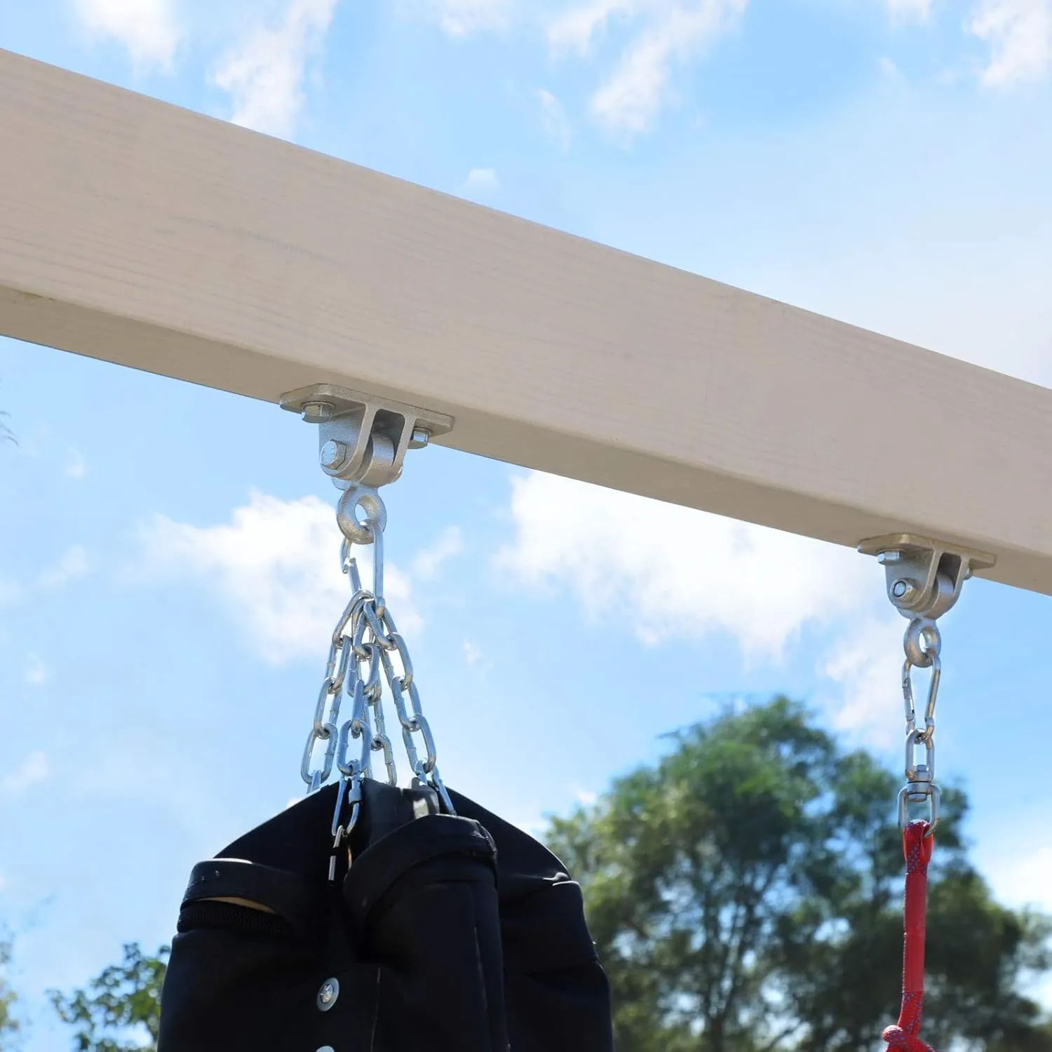 BETOOLL Heavy Duty Swing Hangers Swing Set Hardware Playground Porch Wooden Sets Indoor Outdoor Set of 4