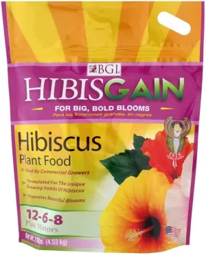 BGI HIBISGAIN 10lb Bag, Hibiscus Fertilizer