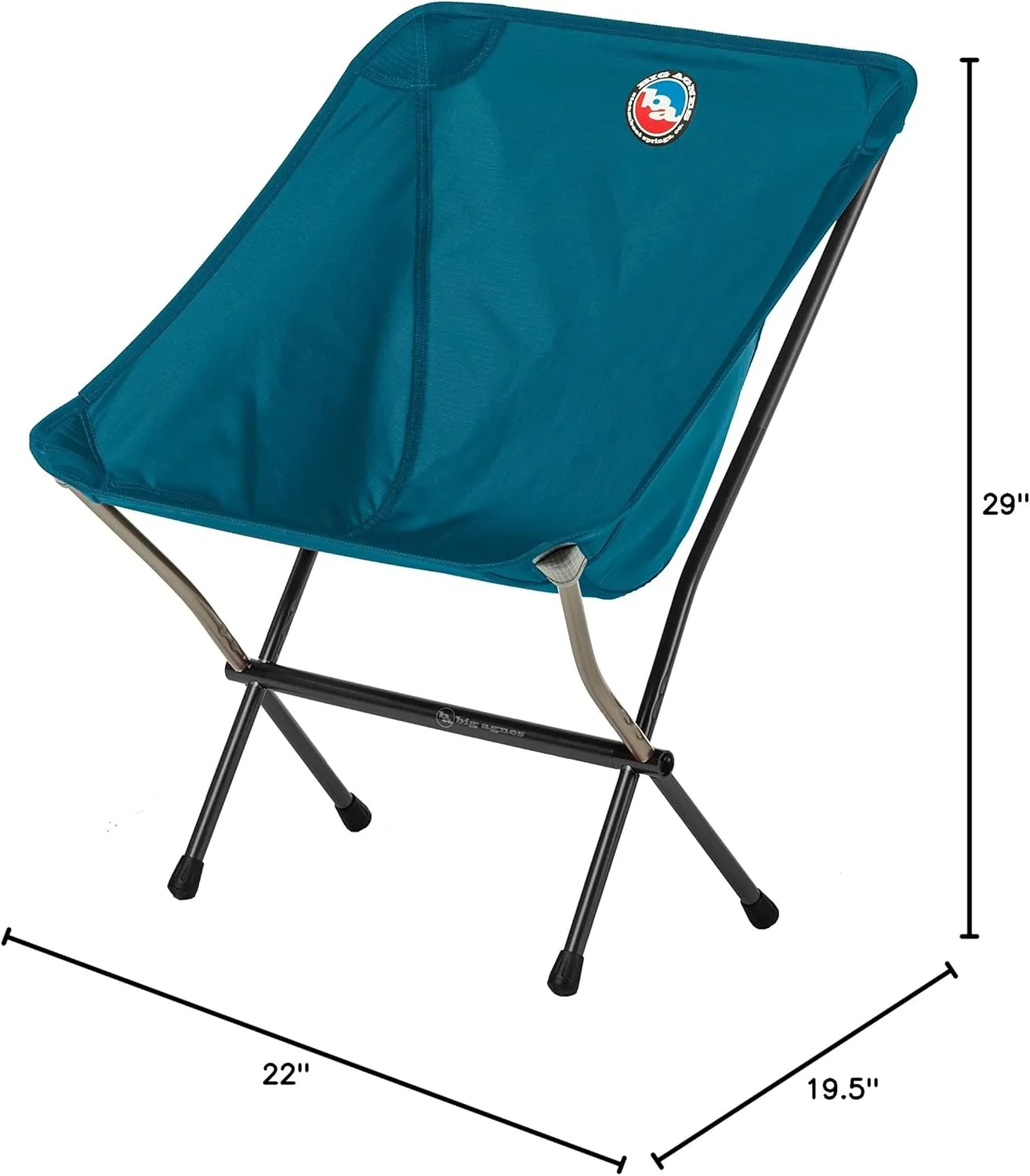 Big Agnes Mica Basin Chair- Ultralight, Portable Chair for Camping and Backpacking