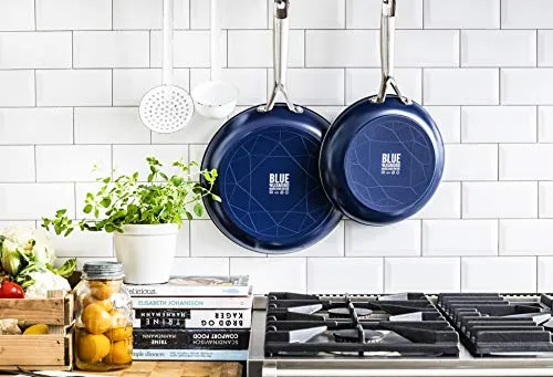 Blue Diamond Frying Pan Set