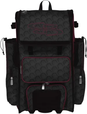 Boombah Superpack Hybrid Rolling Bat Bag 3DHC - Multiple Colors - Wheeled & Backpack Version