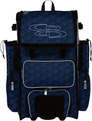 Boombah Superpack Hybrid Rolling Bat Bag 3DHC - Multiple Colors - Wheeled & Backpack Version