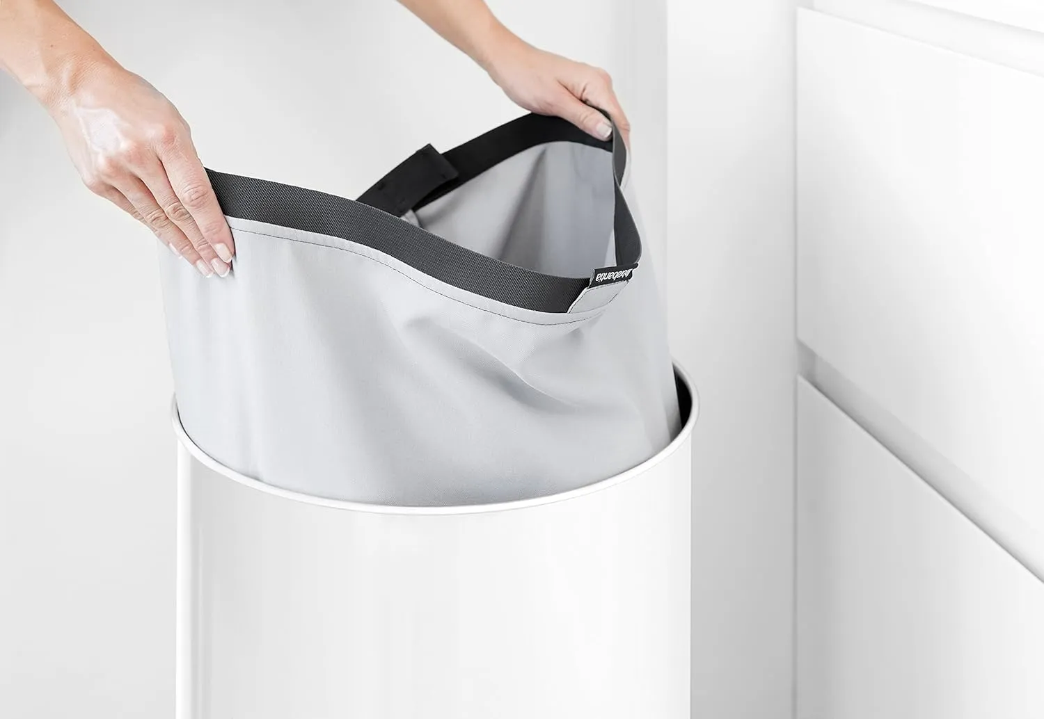 Brabantia 102363 Replacement Inner Bag for Laundry Bin, 60 L - Grey