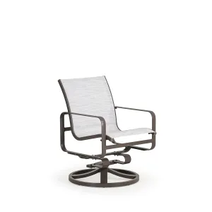 Brasilia Outdoor Swivel Sling Dining Chair