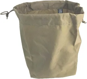 Brass Collector Ammo by TUFF, Heavy Duty Mesh Bottom Bag to Collect Brass on The Range. Coyote Brown Color, Mesh Bottom