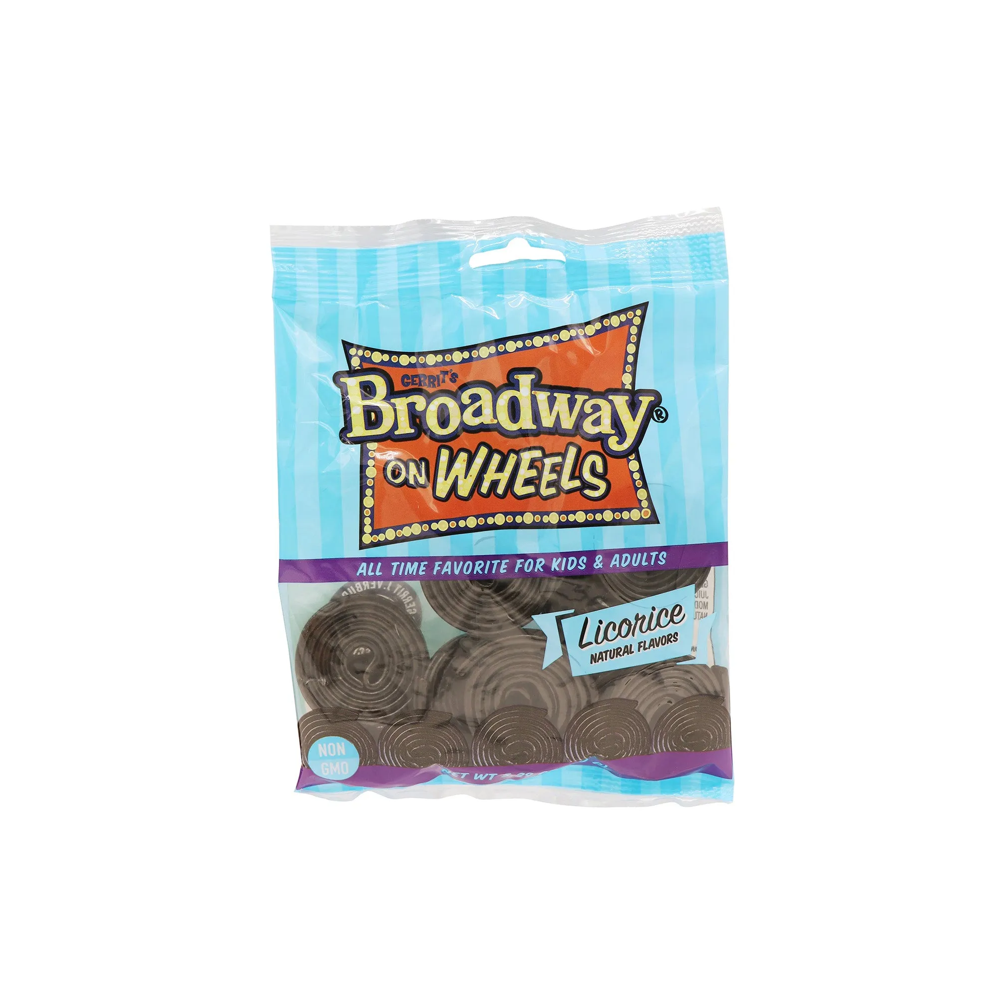 Broadway Wheels Black, 5.29oz Bag, 12 Ct Case