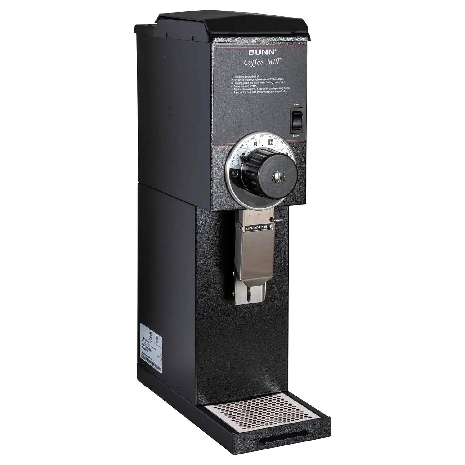 Bunn G3 HD 3 lb Black Bulk Coffee Grinder