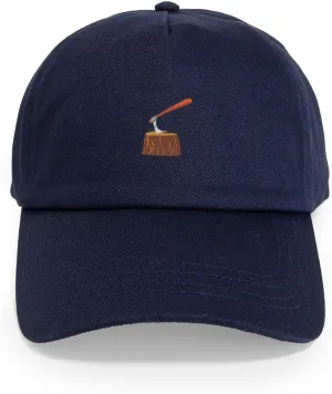 CafePress Firewood Splitting Axe Adjustable Baseball Cap