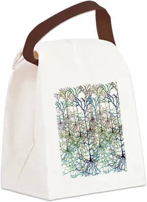 CafePress More Neurons Canvas Lunch Bag with Strap Handle