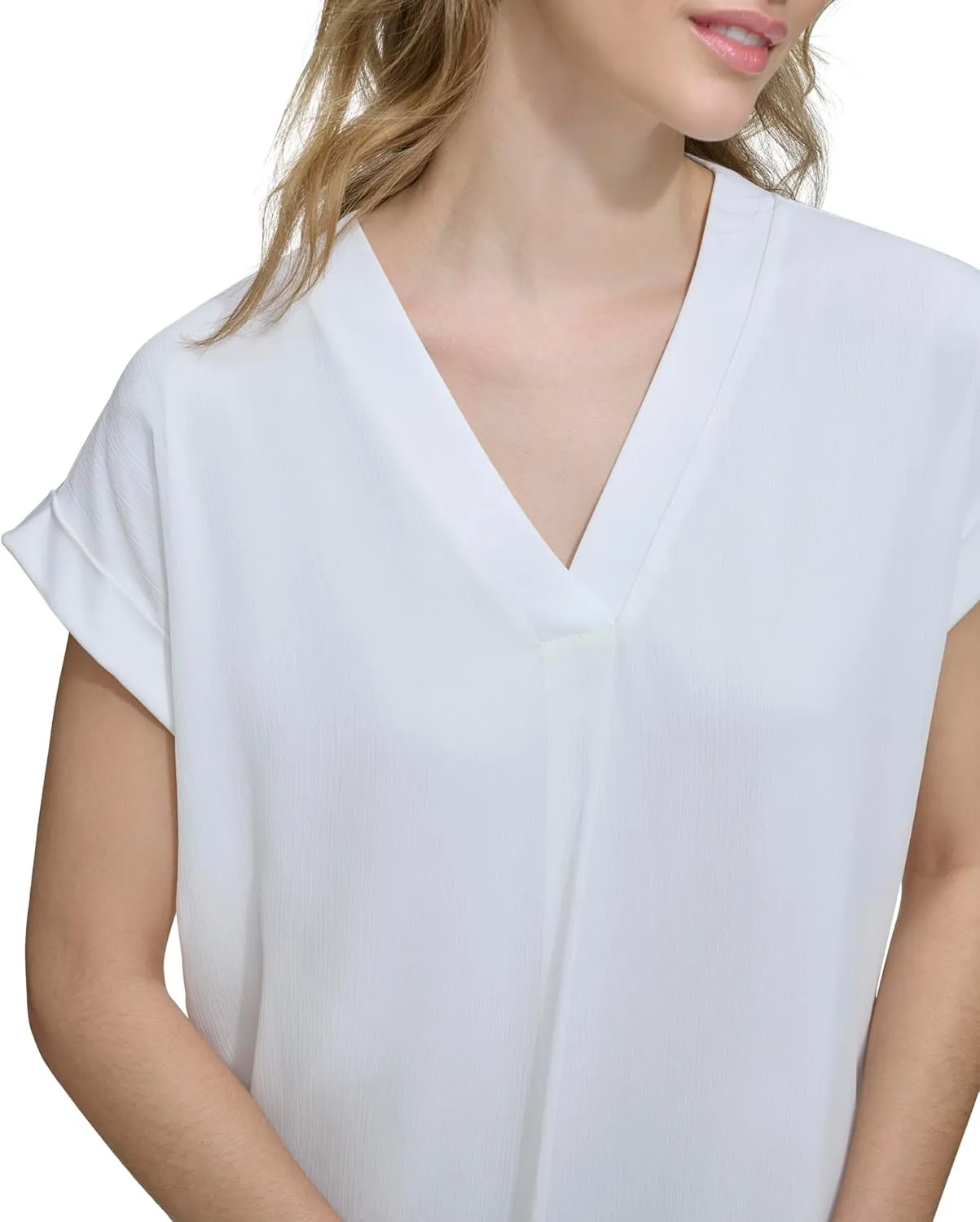 Calvin Klein Women's Sleeveless V-Neck Knit Top