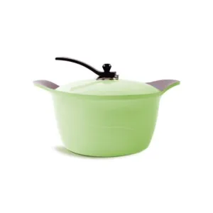 Ceramic Coated Casserole 24cm Green