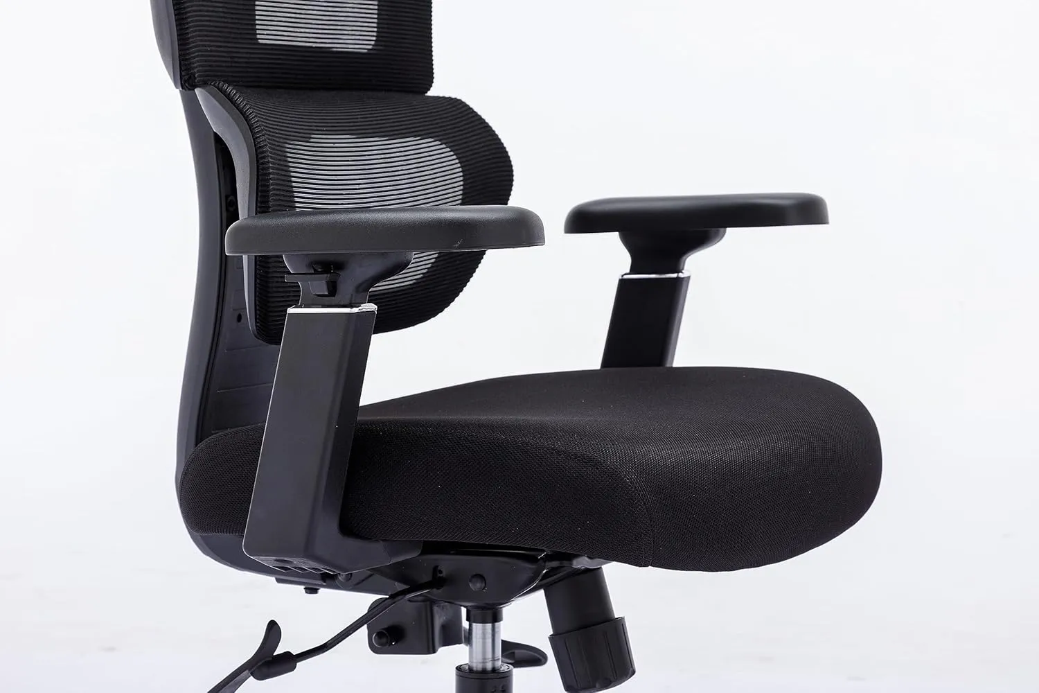 Chair Master Ergonomic High Back Mesh Office Chair, 3D Armrest, Adjustable Headrest, Variable Tilt (Nylon Casters)