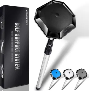 CHAMPKEY Oversized Golf Travel Bag Support System - Premium Anti-Impact Support Cover and Aluminum Alloy Rod - Excellent Golf Support Stick
