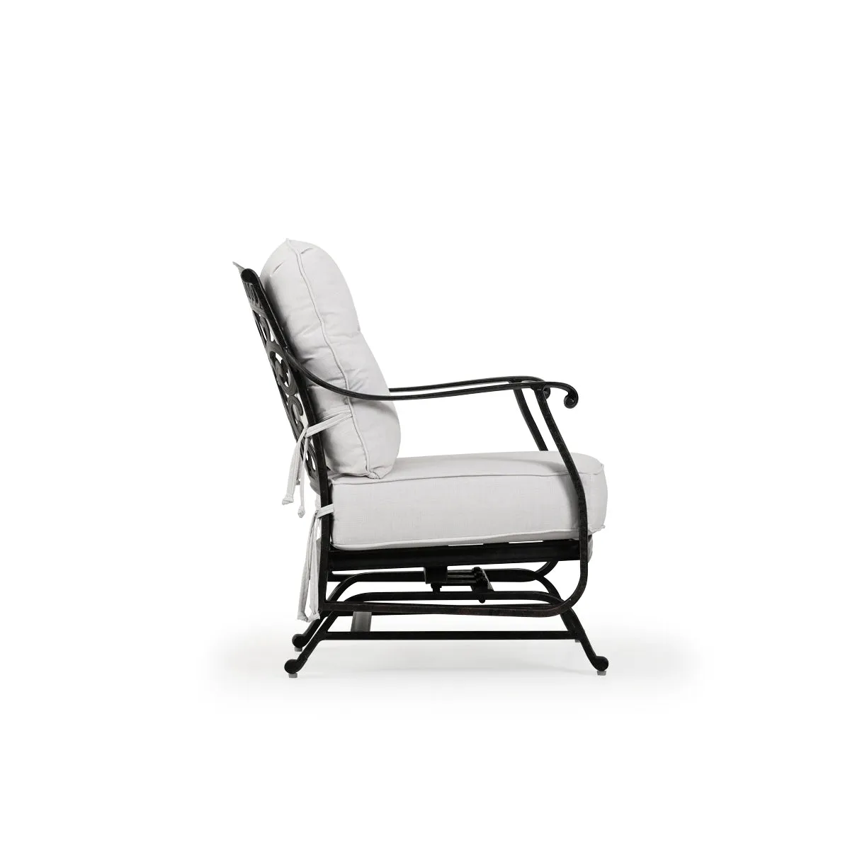 Charleston Outdoor Cast Aluminum Spring Chair