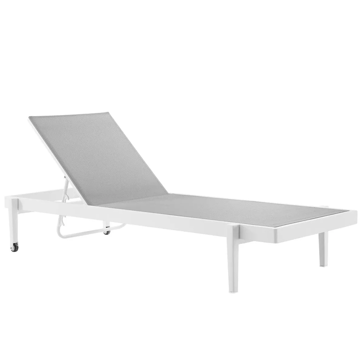 Charleston Outdoor Patio Aluminum Chaise Lounge Chair