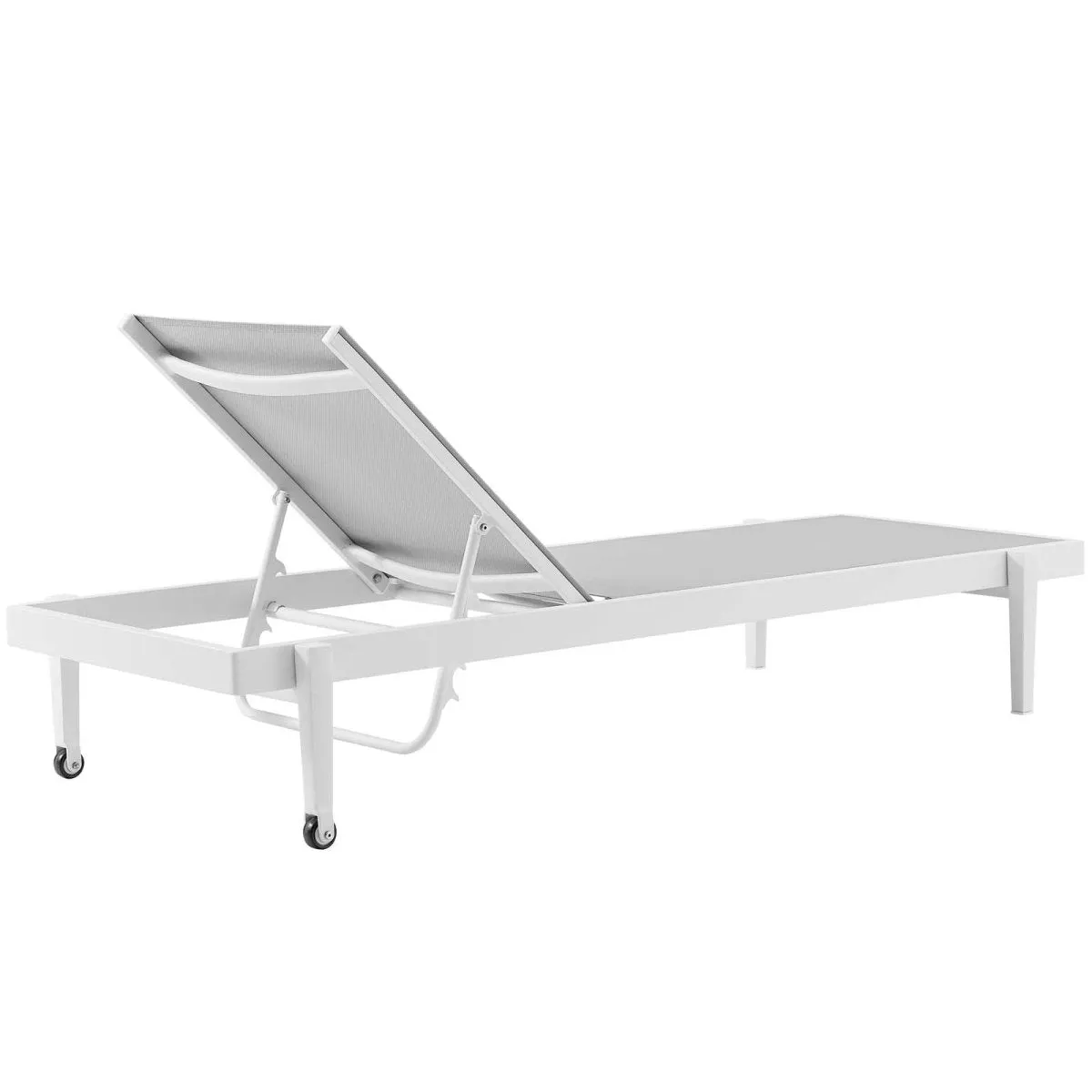 Charleston Outdoor Patio Aluminum Chaise Lounge Chair