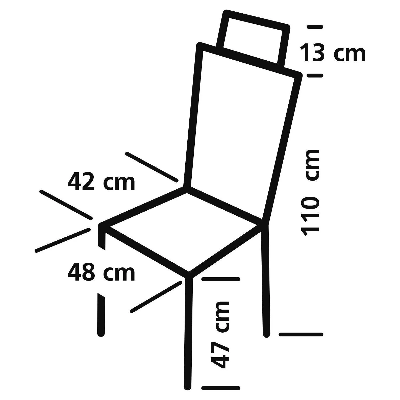Chateau camping chair (order in multiples of 2) ETCF13490100
