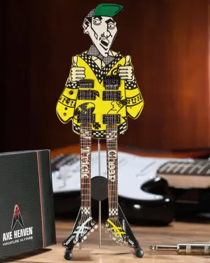 CHEAP TRICK - RICK NIELSEN - LICENSED UNCLE DICK DOUBLENECK MINI GUITAR REPLICA