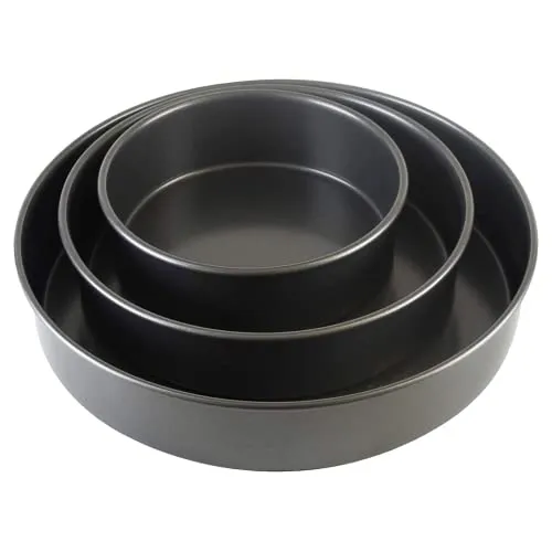 Chicago Metallic 3-Piece Cake Pan Set