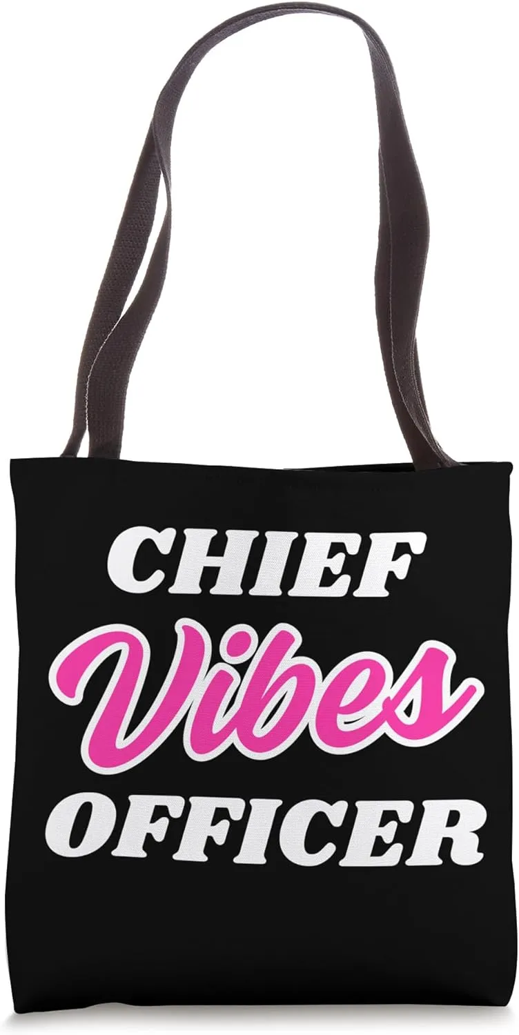 Chief Vibes Officer Gen Z Cute Teen Girls Womens Top Tote Bag