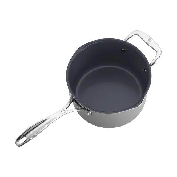 Clad CFX 4 QT Non-Stick Stainless Steel Ceramic Saucepan