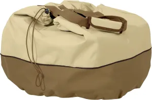 Classic Accessories Veranda Water-Resistant 22 Inch Round Table Top Grill Cover & Carry Bag, Grill Cover, Grill Cover for Outdoor Grill, BBQ Cover