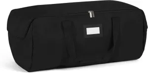 Covermates Keepsakes Garland Duffle Bag – Durable Polyester, Reinforced Handles, Fits up to 25 Foot Garland Depending on Thickness - Holiday Storage, Black
