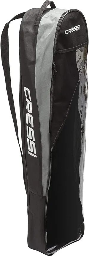 Cressi Long Fins Set Bag - Freediving Scuba Gear Bag Made in Premium Material Quality Since 1946