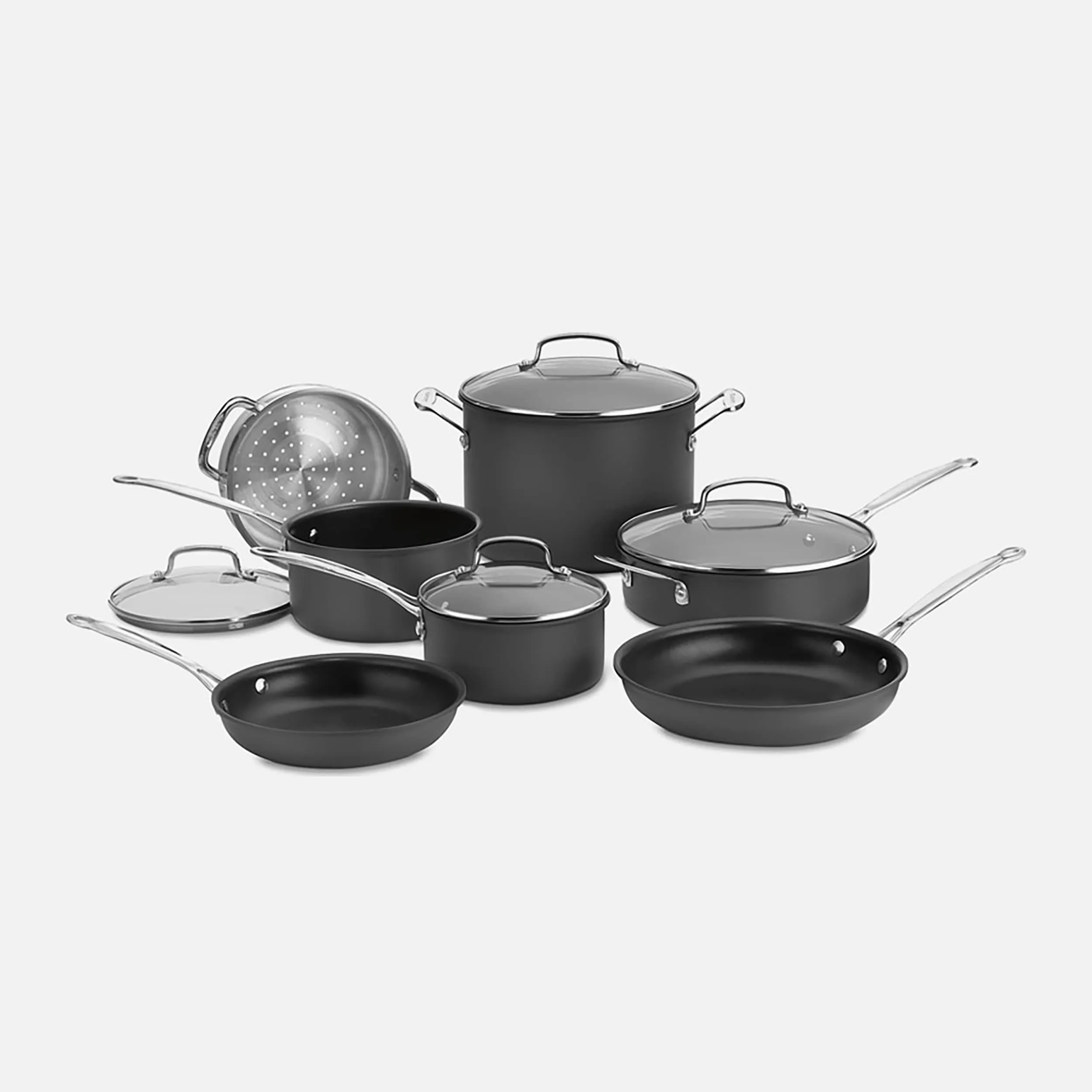 Cuisinart 66-11 Chef's Classic Nonstick Hard-Anodized 11-Piece Cookware Set