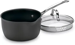 Cuisinart Chef's Classic PURELYCERAMIC™ and PFAS-Free Nonstick Hard-Anodized 2-Quart Pour Saucepan and Lid, 619C-18P