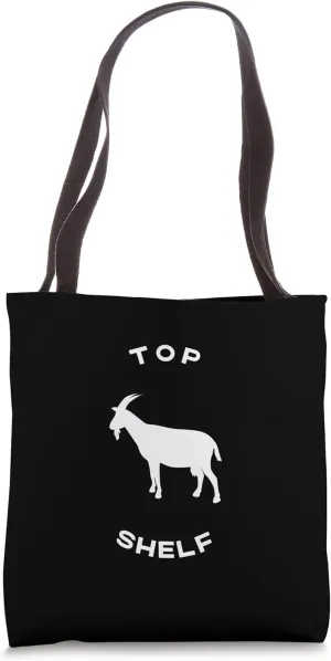 Cute Top Shelf Goat Husbandry Goat Lovers Farming Tote Bag