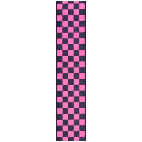 D'Addario Planet Waves PINK/BLACK Checker Woven Guitar Strap