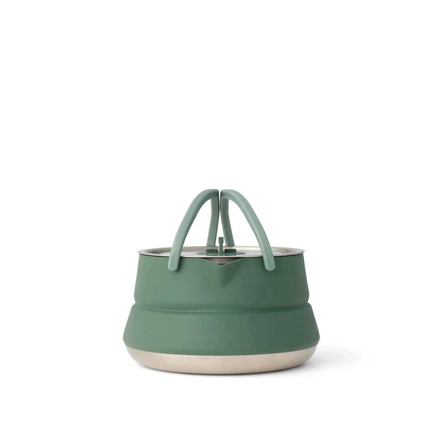 Detour Stainless Steel Collapsible Kettle - 1.6L Green
