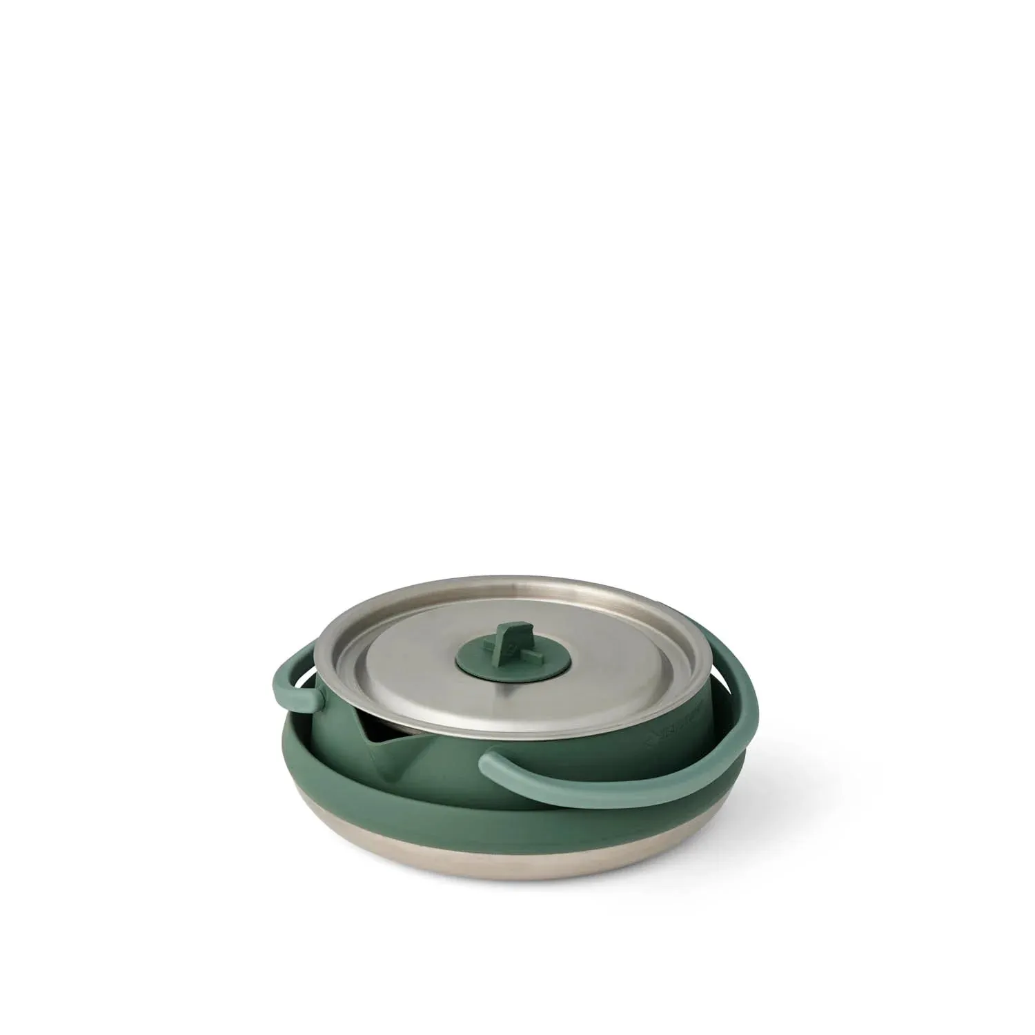 Detour Stainless Steel Collapsible Kettle - 1.6L Green
