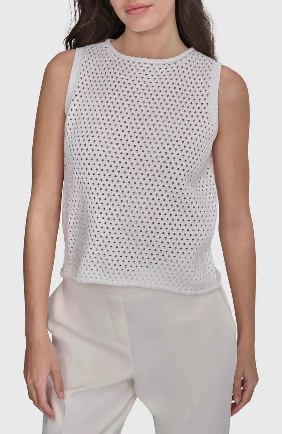 DKNY Women's Sleeveless Tank Top Blouse