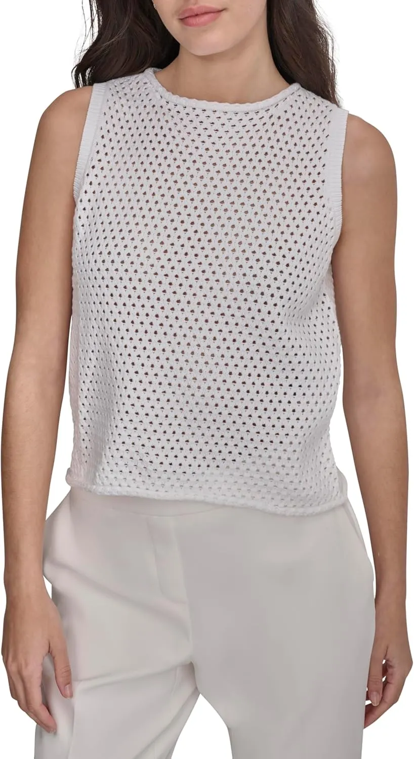 DKNY Women's Sleeveless Tank Top Blouse