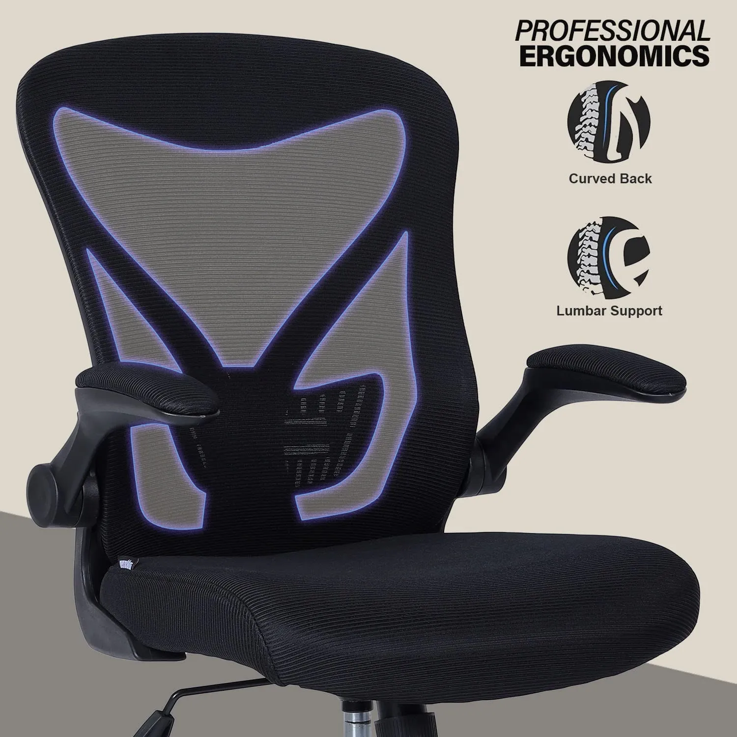 Drogo Marshal Lite Ergonomic Office Chair for Work from Home, High Back Computer Chair