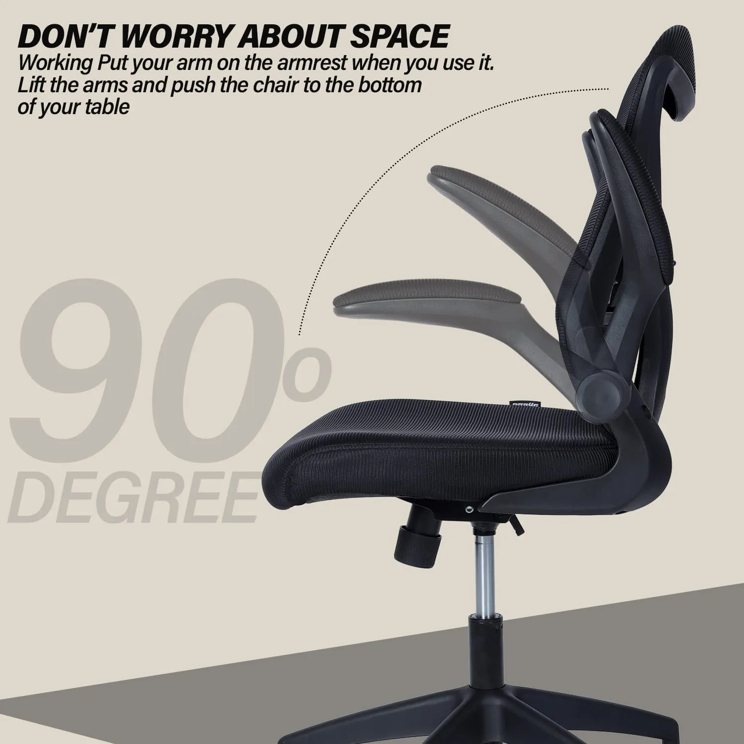 Drogo Marshal Lite Ergonomic Office Chair for Work from Home, High Back Computer Chair