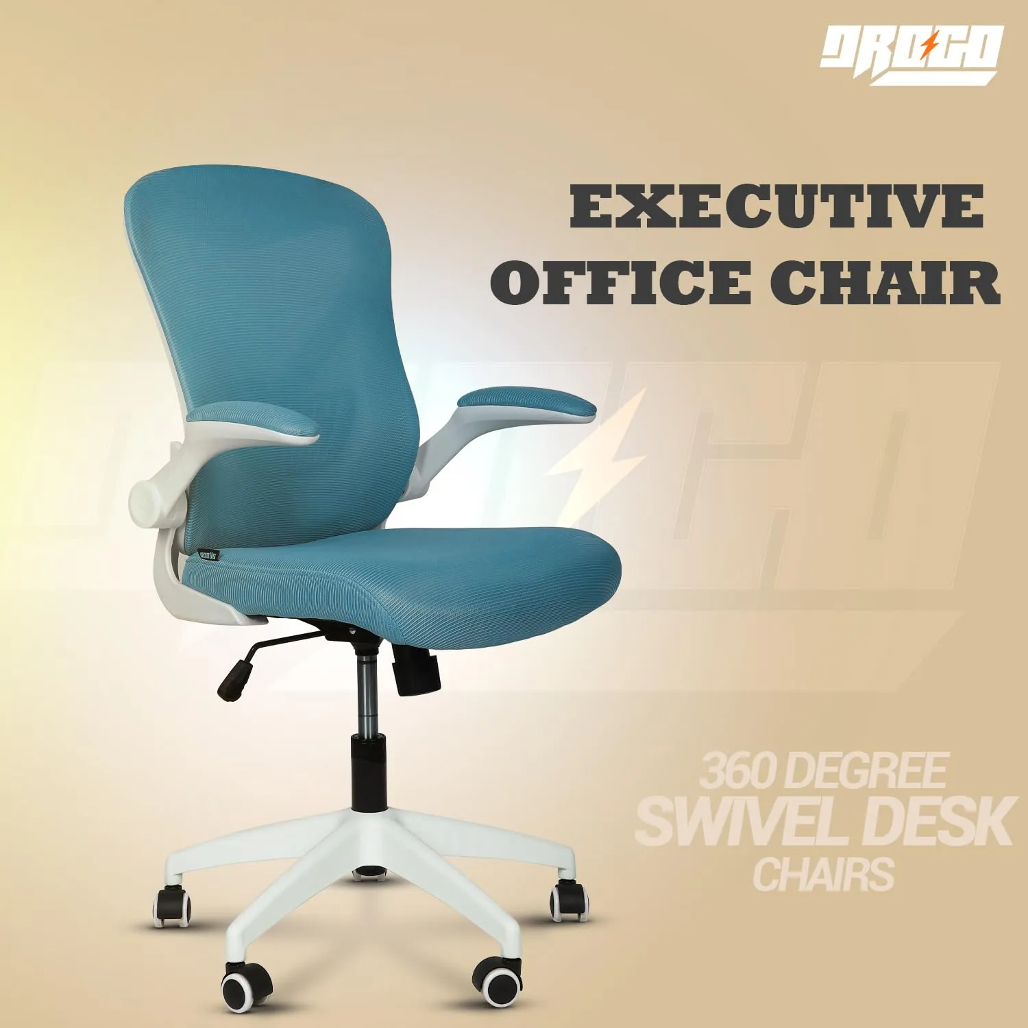 Drogo Marshal Lite Ergonomic Office Chair for Work from Home, High Back Computer Chair