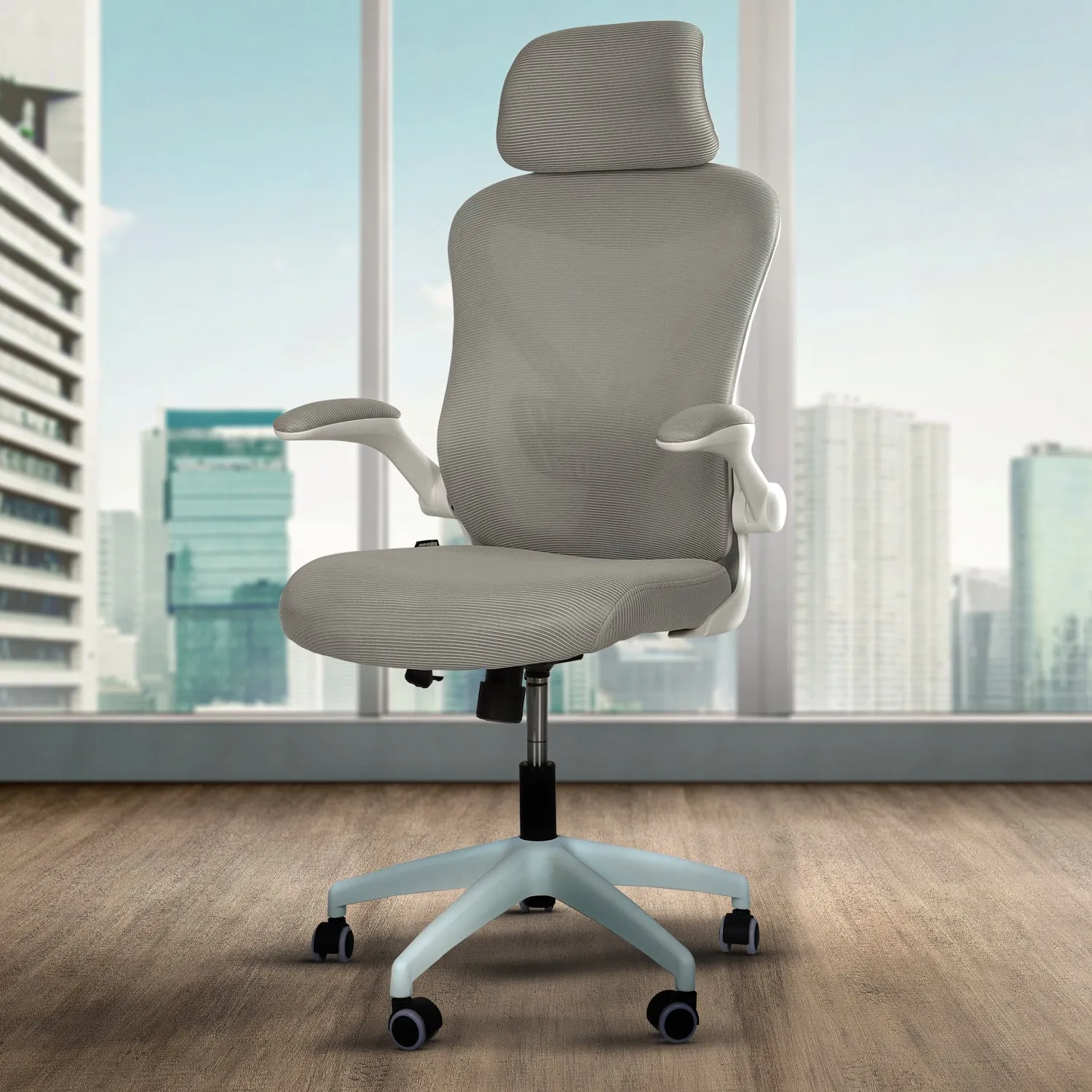Drogo Marshal Pro Premium Ergonomic Office Chair for Work from Home, Flip-up Armrest