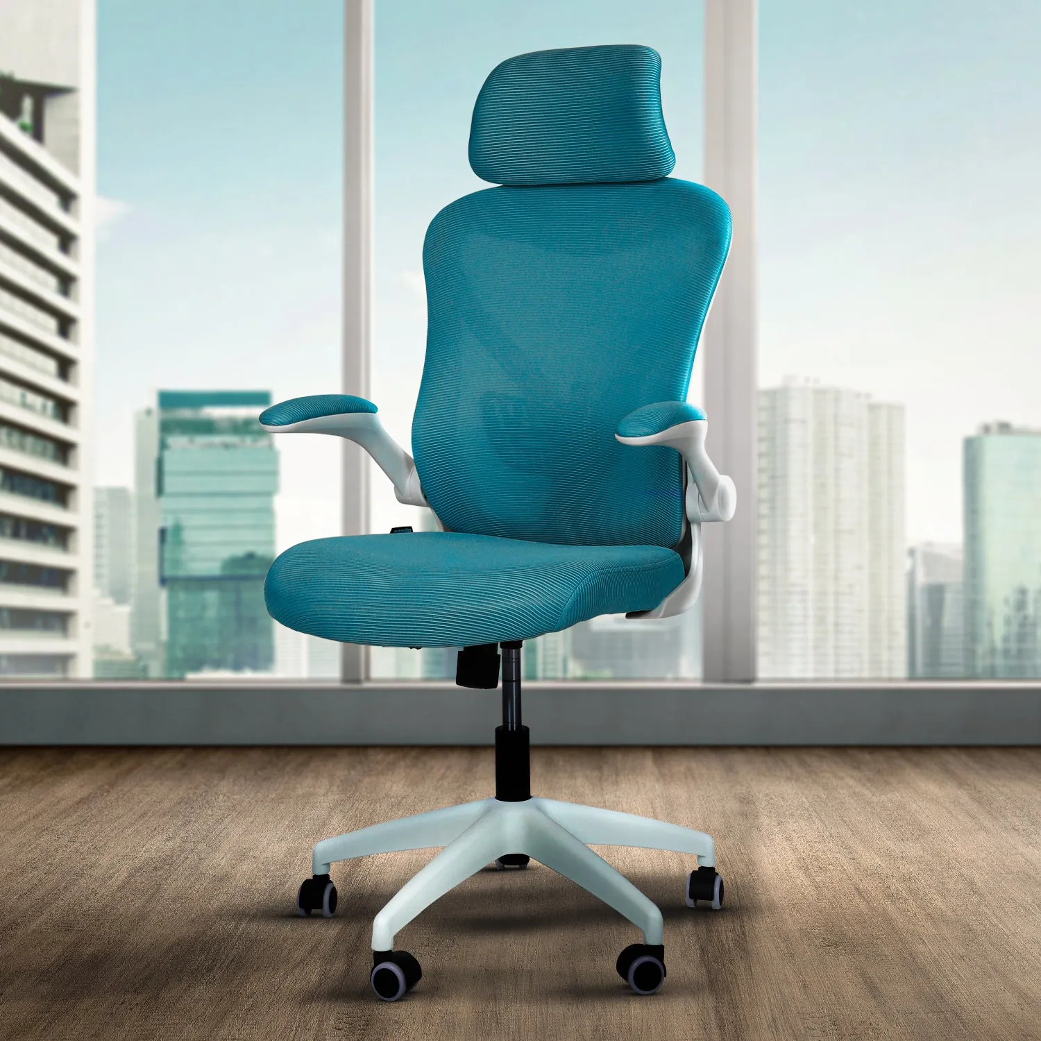Drogo Marshal Pro Premium Ergonomic Office Chair for Work from Home, Flip-up Armrest
