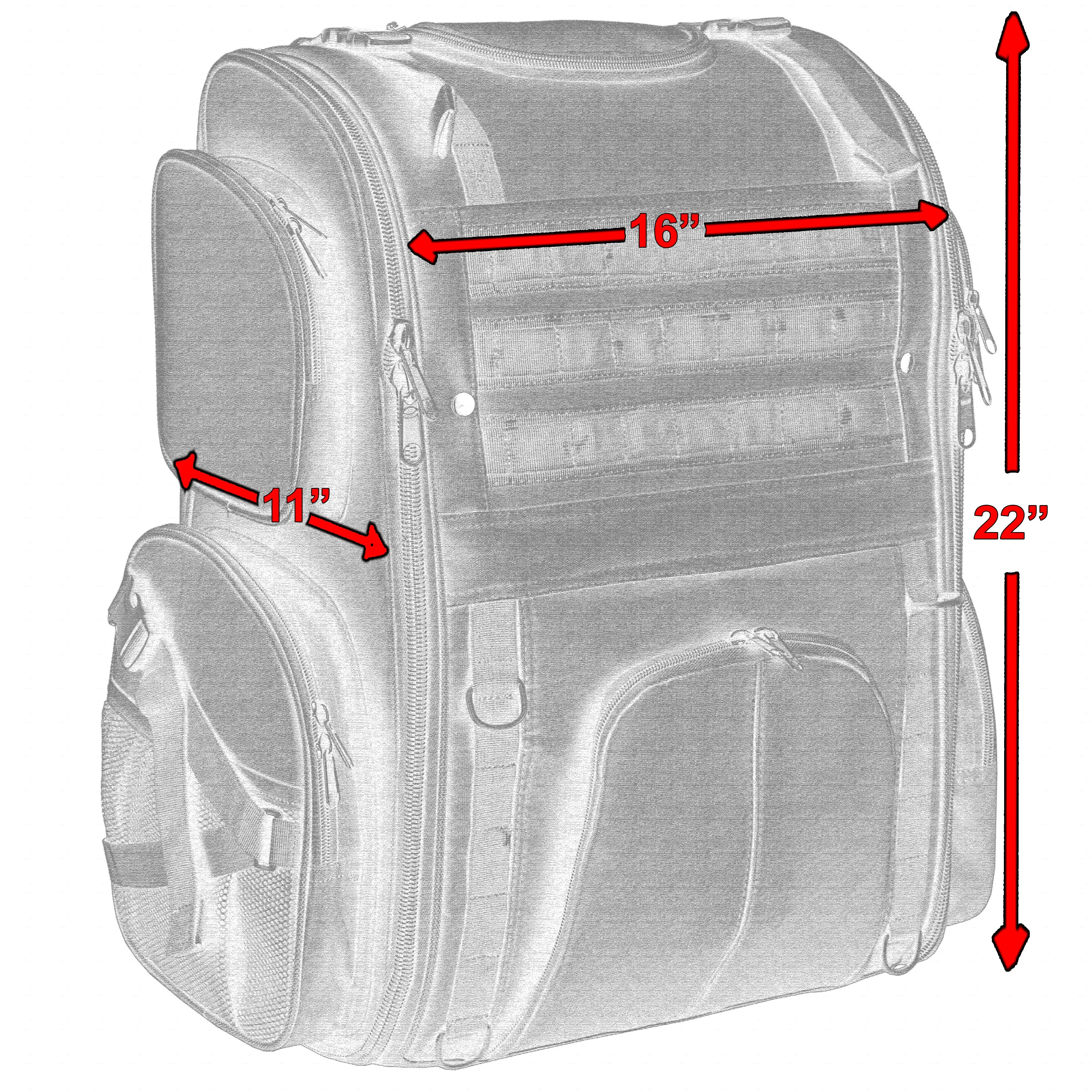 DS Modernized Sissy Bar Bag