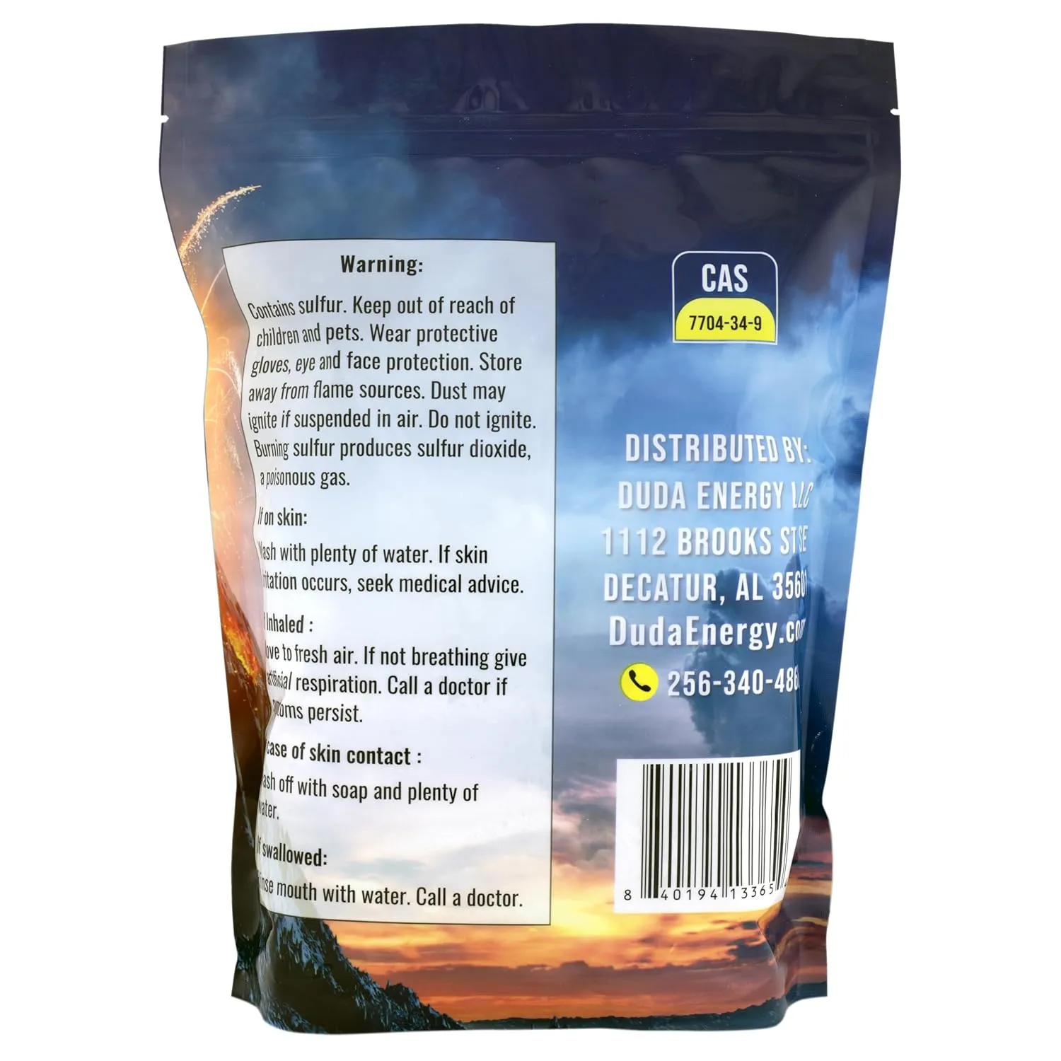 Duda Energy 5 lb Sulfur Powder Commercial Grade FERTILIZER