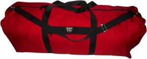 Duffle Bag Ex Extra Large 36 Inch Premium Firefighter Turnout Bag Made In USA. (Red)