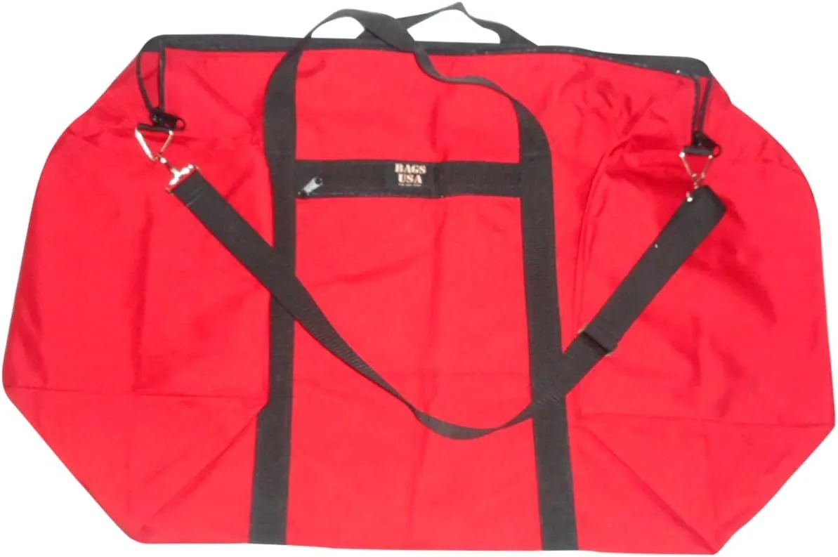 Duffle Bag Ex Extra Large 36 Inch Premium Firefighter Turnout Bag Made In USA. (Red)